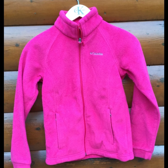 Columbia Other - 👚Columbia FUSCHIA Fleece Zip Jacket